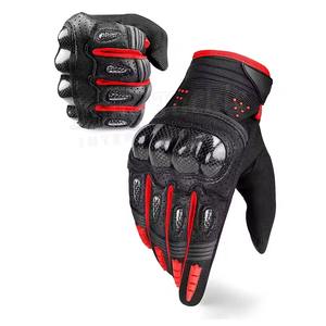 Gants de moto en cuir véritable haut de gamme unisexe avec logo personnalisé pour les courses de motos et les sports pour le cyclisme - Product Image 6