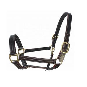 Professionnel équestre de haute qualité écologique en cuir véritable cheval licou équipement d'équitation de haute qualité en vente - Product Image 1