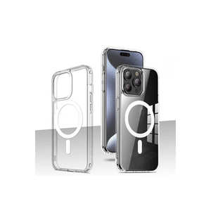 เคส PC แข็งลายนูนกันกระแทกสุดหรูสำหรับ iPhone 15 PRO MAX สำหรับ MagSafe เข้ากันได้กับเคสหรูหรา TPU แบบนิ่ม - Product Image 6