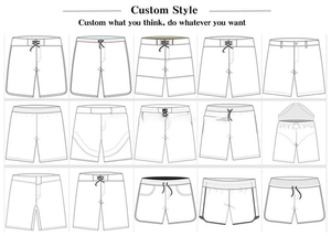 กางเกงขาสั้นผู้ชายแบบหนา ผ้าโพลีเอสเตอร์/คอตตอน ซักย้อมสีแบบแอซิด แห้งเร็ว เป็นมิตรกับสิ่งแวดล้อม สไตล์สตรีทแวร์ ขาดๆ แบบซันเฟด สีพื้น - Product Image 4