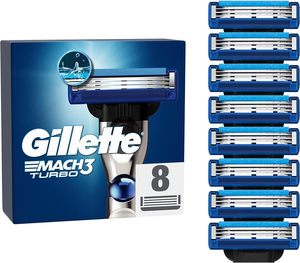 Gillette Mach3 Turbo Cuchillas de Recarga para Hombre, 3 Cuchillas de Recarga, 8 Cuchillas de Recarga, Cuchillas de Hierro Fuerte - Product Image 6