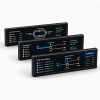 Affichage numérique LCD Android 57,4 pouces à 1000 nits pour signalisation de guidage de route et de portes de métro, avec large plage de température d'utilisation