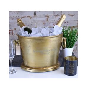 ถังไวน์อลูมิเนียมดิบอ่างแชมเปญทรงรีถังไวน์ชุบทองคุณภาพสูงอ่างอาบน้ำแชมเปญแฟนซีสไตล์ที่เป็นเอกลักษณ์ - Product Image 1