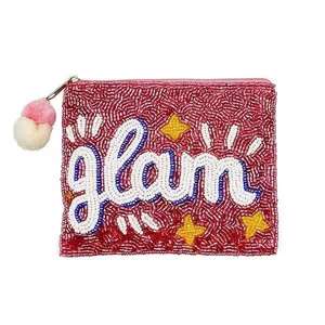 Mini Beaded Coin Bag with Pop Fizz Champagne Theme - Product Image 5