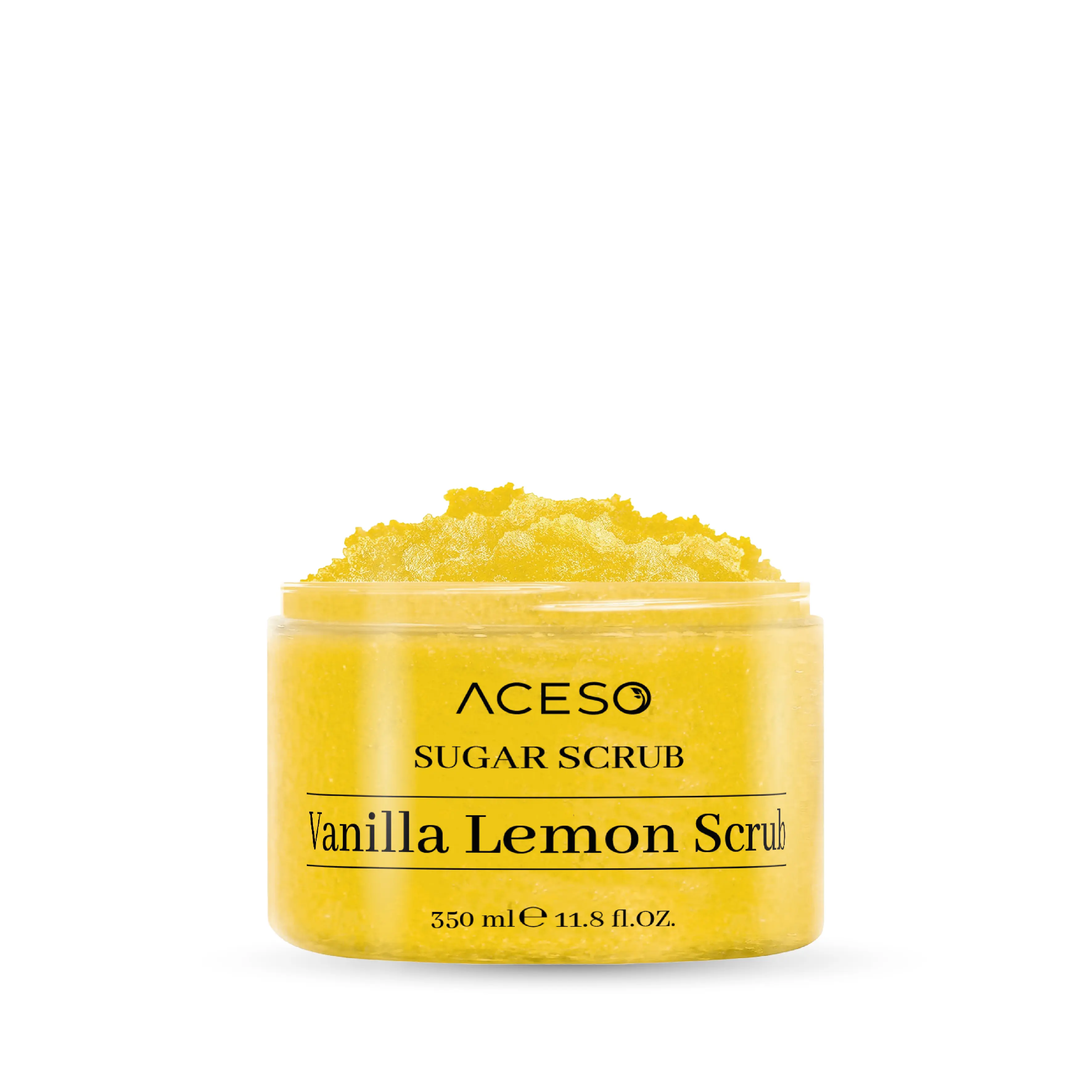 Cura personale idratante sbiancante esfoliante bellezza Scrub corpo 350 ml zucchero Scrub corpo limone vaniglia