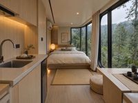 Maisons conteneurs Apple Pods pliables modernes de 20 et 40 pieds, les plus professionnelles de Chine, pour l'extérieur, avec 2 chambres sur roues