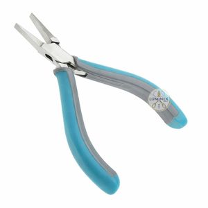 Modern Series Stainless Steel <b>Flat</b> <b>Nose</b> <b>Pliers</b> 4.75 Inches Long Lightweight for Jewelry Plating & DIY Bracelet Making - Product Image 1