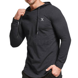 Sudadera con Capucha de Forro Polar Resistente para Invierno, Diseño Ajustado, de Secado Rápido y Transpirable para Entrenamiento y Ejercicio Masculino - Product Image 5