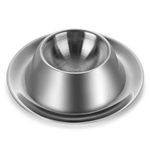 Top vente en acier inoxydable doux oeuf bouilli craquelin Topper outil coquetiers cuisine porte-outil support - Product Image 5