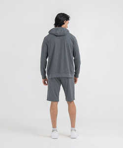 Pull à manches longues de grande taille et sweats à capuche avec fermeture éclair pour hommes, impression de logo personnalisé - Product Image 6