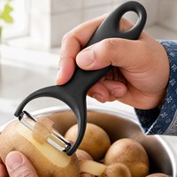 Roestvrijstalen Y-schiller aardappel- en groenteschiller met zachte handgreep, keukenhulp voor currybereiding, groothandel bulk levering