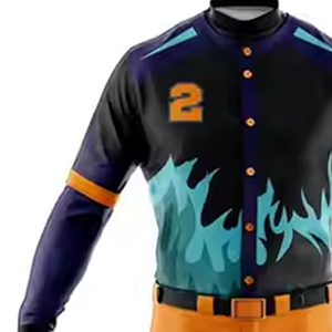 ชุดเบสบอลแบบระบายอากาศได้ชุดเครื่องแบบเครื่องแบบเบสบอลแบบเต็มชุดมีบริการ OEM - Product Image 6