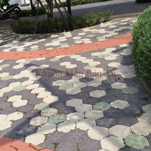 แม่พิมพ์ PP จากโรงงาน BAVIGO สำหรับปูพื้นคอนกรีตแบบหกเหลี่ยมลายดอกกุหลาบ - Product Image 3