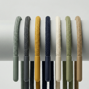 Cordón Trenzado de 8 Hilos Ecológico con Logotipo Personalizado |   100% Algodón, Acabado Encerado Opcional, Puntas con Aglet, Suministro al por Mayor OEM/ODM - Product Image 2