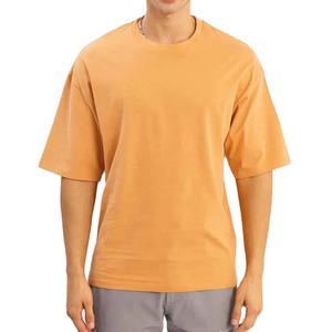 100% coton T-shirt pour hommes coupe ample imprimé coton surdimensionné Boxy t-shirts coton Jersey T-shirt pour hommes Street wear T-shirt - Product Image 1