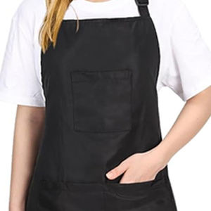 Tablier de coiffeur 4 poches professionnel pour salon de coiffure, porte-outils de barbier, imperméable, réglable, en tissu mémoire - Product Image 2