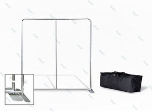 8x8 funda de almohada de vacaciones de invierno pantalla de fondo con marco de aluminio soporte de cabina de fotos de tela de tensión de doble cara - Product Image 4