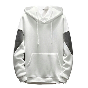 Sweat-shirts à capuche décontractés et élégants pour hommes, en coton molletonné 100%, personnalisables avec logo, vente en gros OEM/ODM - Product Image 2
