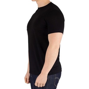 Nuevo verano otoño Venta caliente verano moda estilo cuello redondo Camiseta manga corta tejido Slim Fit Etiqueta Privada camisetas - Product Image 3