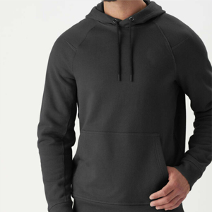 Hombres Regular Fit Drop Shoulder Pullover Hoodie Sólido Invierno Casual Custom Print Streetwear Fleece Sudadera - Product Image 1