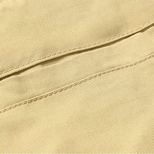 Shorts décontractés d'été pour hommes OEM, deux poches latérales, respirants, séchage rapide, toile 100% coton/polyester, motif uni, écologiques - Product Image 4