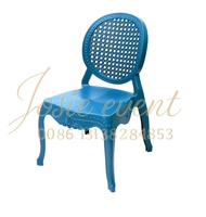 Chaise d'enfant Bella Cane empilable en résine avec dossier en rotin, chaise de salle à manger pour enfants, chaise enfant empilable en PP