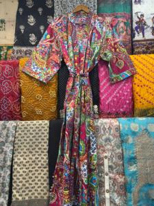 ชุดกิโมโนผ้าฝ้าย, เสื้อคลุมพิมพ์ลายดอกไม้, ชุดกิโมโนสำหรับผู้หญิง, ชุดกลางคืน, ของขวัญเพื่อนเจ้าสาว, เสื้อคลุมเจ้าสาว, เสื้อคลุมอาบน้ำกิโมโน - Product Image 3