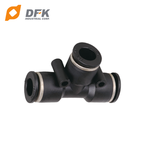 DFK EPE10 Conector de unión en T neumático Accesorios de tubo de aire Piezas neumáticas esenciales - Product Image 2