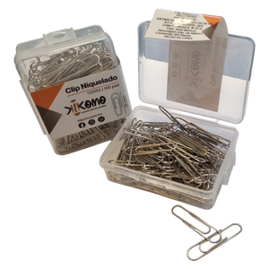 Clip en nickel plaqué argent de 33 mm - Product Image 1