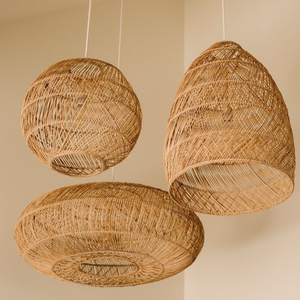 Vente en gros d'abat-jour de sol traditionnel côtier en rotin écologique fait à la main Vietnam pièces de déclaration naturelles au coût d'usine - Product Image 4