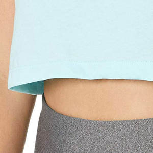 Camiseta corta de diseño personalizado de alta calidad para mujer, nueva llegada, camiseta de verano, venta al por mayor - Product Image 6