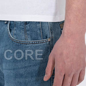 กางเกงยีนส์ของผู้ชายทรงสูงวัยใส่ซักได้พอดีตัวสไตล์ใหม่ - Product Image 5