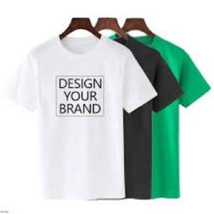 Nueva camiseta de tendencia para una atractiva camiseta de algodón orgánico con cuello redondo personalizado y Camiseta cómoda de Color negro para hombres - Product Image 4