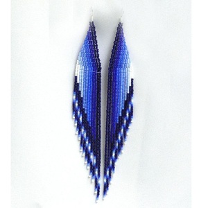 Boucles d'oreilles en perles de verre pour mariage et événements - Product Image 2