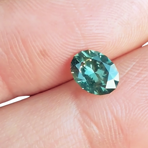 Bague en forme ovale en tourmaline verte cultivée en laboratoire pour la fabrication de bijoux en pierres précieuses synthétiques personnalisables - Product Image 1