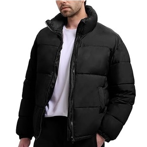 Faible MOQ, OEM ODM, logo personnalisé, veste d'hiver matelassée, toile enduite, imperméable, respirante, utilitaire d'extérieur - Product Image 1