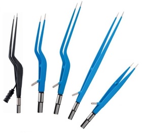 Pince bipolaire à angle droit de précision chirurgicale affinée avec pointe de 1.0mm longueur de 20.0cm idéale pour les procédures - Product Image 6