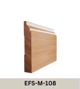 Moldura de madera de roble duradera de primera calidad, corona redondeada, embellecedor de zócalo, sala de estar limpio para aspecto moderno, baño, Hospital, Villa - Product Image 3