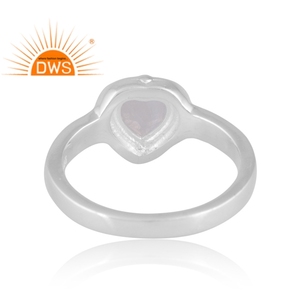 Meilleure vente en argent Sterling naturel arc-en-ciel pierre de lune bague de pierres précieuses pour les femmes bijoux personnalisés pour les femmes cadeau pour elle - Product Image 2