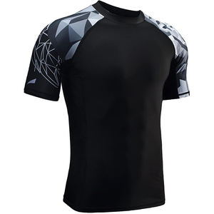 Direct Manufacturer Supply High Quality Custom Compression Performance <b>Rash</b> <b>Guard</b> Short and Long Sleeve Martial Arts Wear - Product Image 4