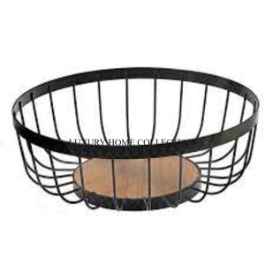 Minimalist New Iron Fruits and <b>Bread</b> <b>Basket</b> with Simple yet Elegant Features for Modern Farmhouse Kitchens at Best Rate - Product Image 3