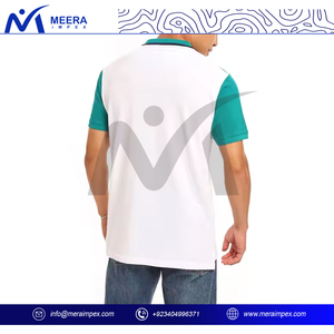 Polo de hombre al por mayor, camiseta informal clásica de manga corta de algodón de color liso para verano, uniforme de trabajo y Deportes - Product Image 4
