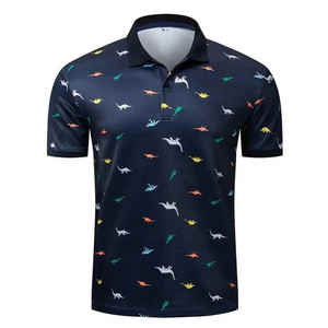 Polo personalizado de algodón 100% para hombre con logotipo bordado, camiseta suave de verano, ropa informal transpirable de alta calidad, color sólido - Product Image 1