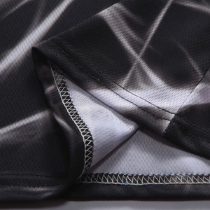 เสื้อยืดโพลีเอสเตอร์ระบายอากาศแห้งเร็วสำหรับผู้ชายเสื้อยืดสำหรับเล่นฟิตเนสฟิตเนสฟิตเนสเลือกโลโก้ได้ตามต้องการ - Product Image 5