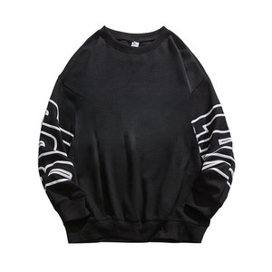 Sweat-shirt pour homme avec logo personnalisé pull à col rond grande taille sweats à capuche et sweat-shirts pour homme haute qualité en coton polaire doublé personnalisé - Product Image 1