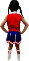 Ensemble de costumes de pom-pom girl personnalisable design OEM avec costume de danse strass avec logo personnalisé