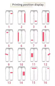 กางเกงวอร์มทรงหลวมขาบานแบบวินเทจ ผ้าฝ้าย 100% สีสันสดใส เป็นมิตรกับสิ่งแวดล้อม รุ่น Unisex ปรับแต่งได้ พร้อมเชือกผูกเอว - Product Image 5