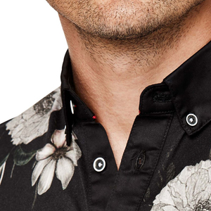 Polo de algodón con estampado de logotipo para hombre, camiseta de manga corta transpirable, de alta calidad - Product Image 5