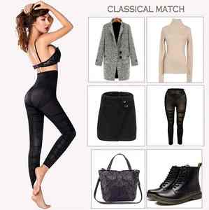 Taille haute Body Shaper Minceur Anti-Compression Leggings avec Culotte de Contrôle du Ventre Mince Cuisse Sculptant Shapewear - Product Image 2