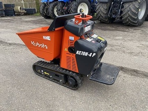 Mini-dumper sur chenilles 1 tonne KC70H-4 P, mini-transporteur sur chenilles 700 kg, machine de déchargement hydraulique pour l'agriculture et la construction - Product Image 3